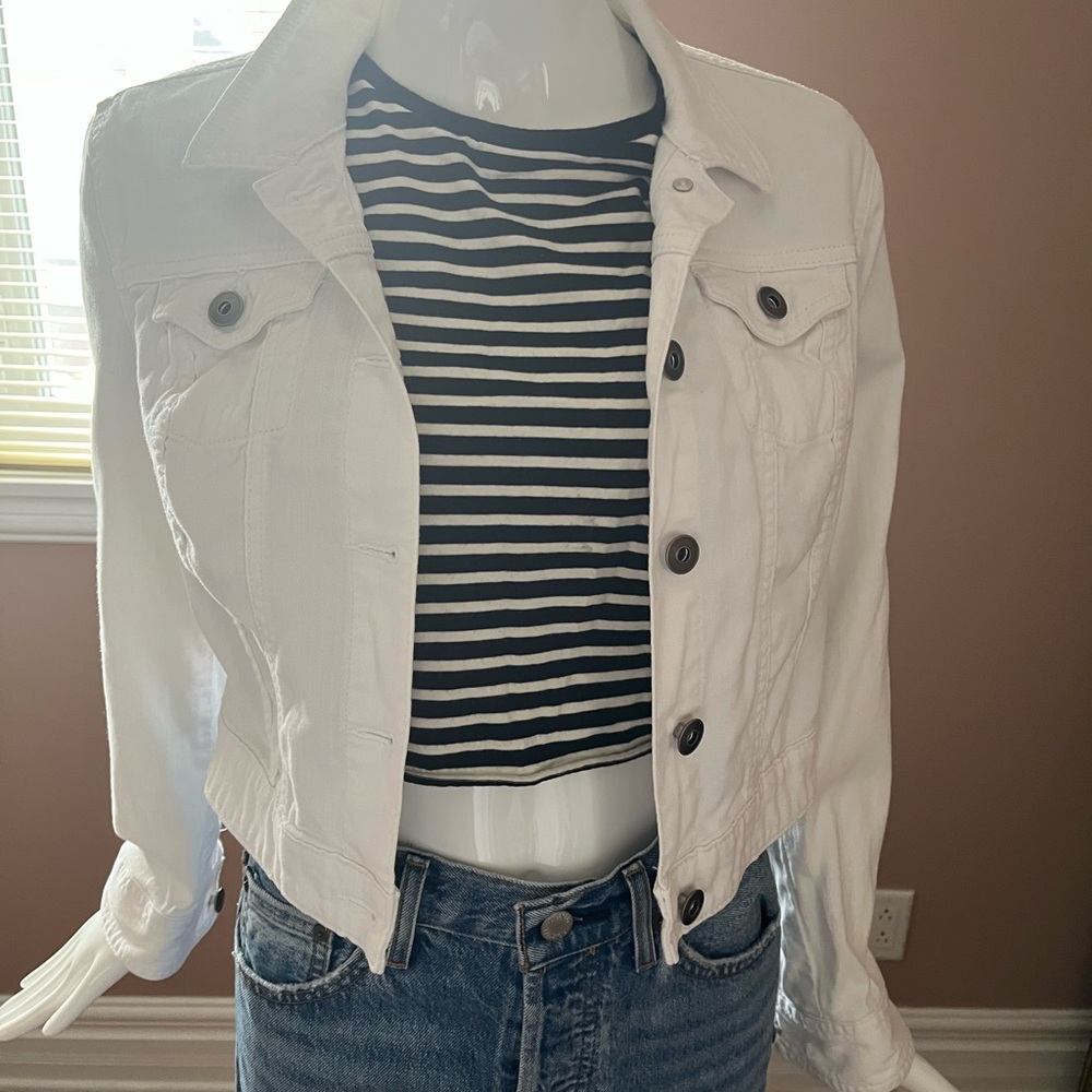 2/$20 - George White Jean Jacket Classic Style